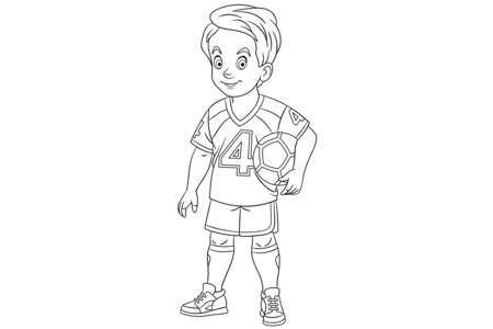 Coloriage Sport12 – 10doigts.fr
